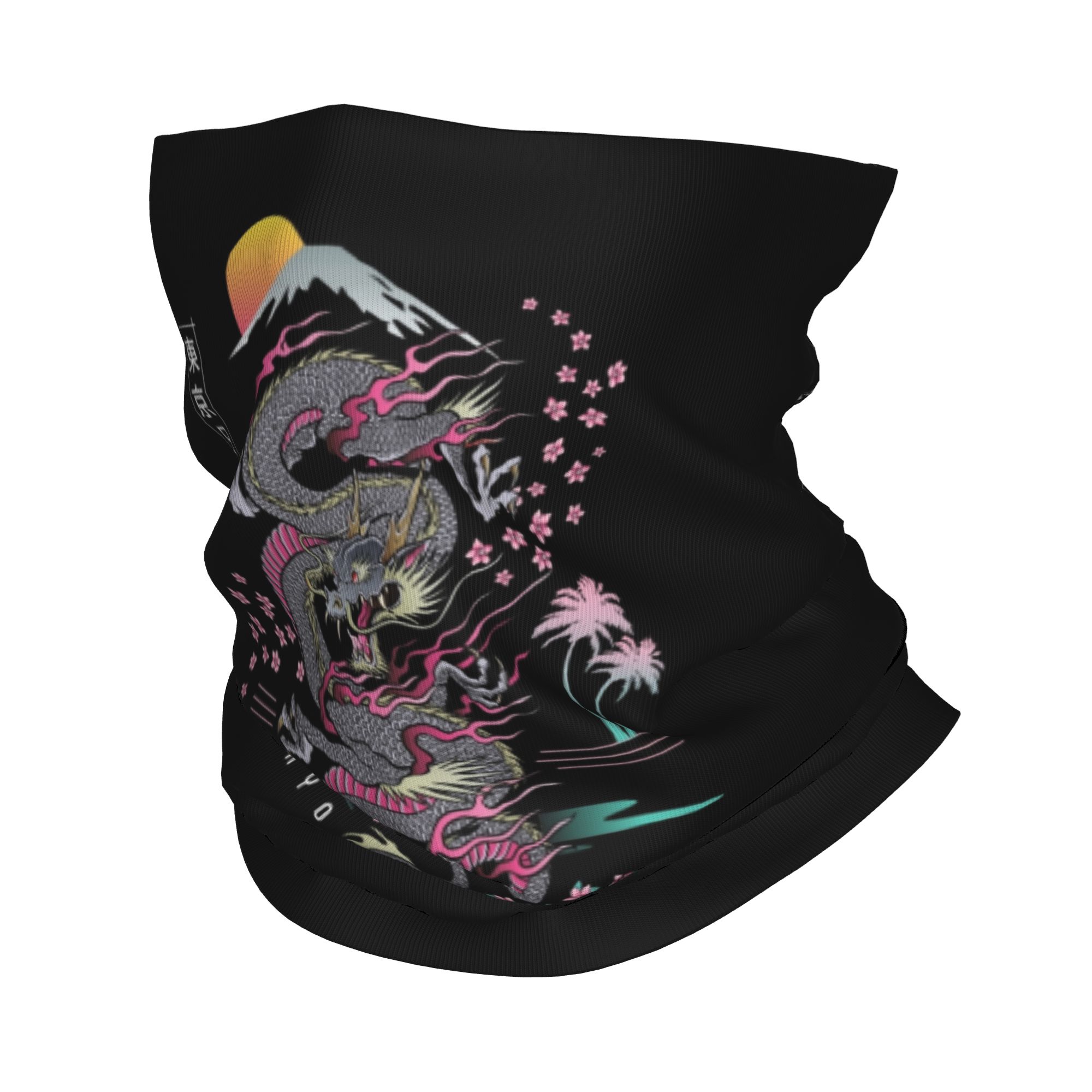Custom Tokyo Japan Dragon Wint - مراجعة Neck Warmer Tube وسعره