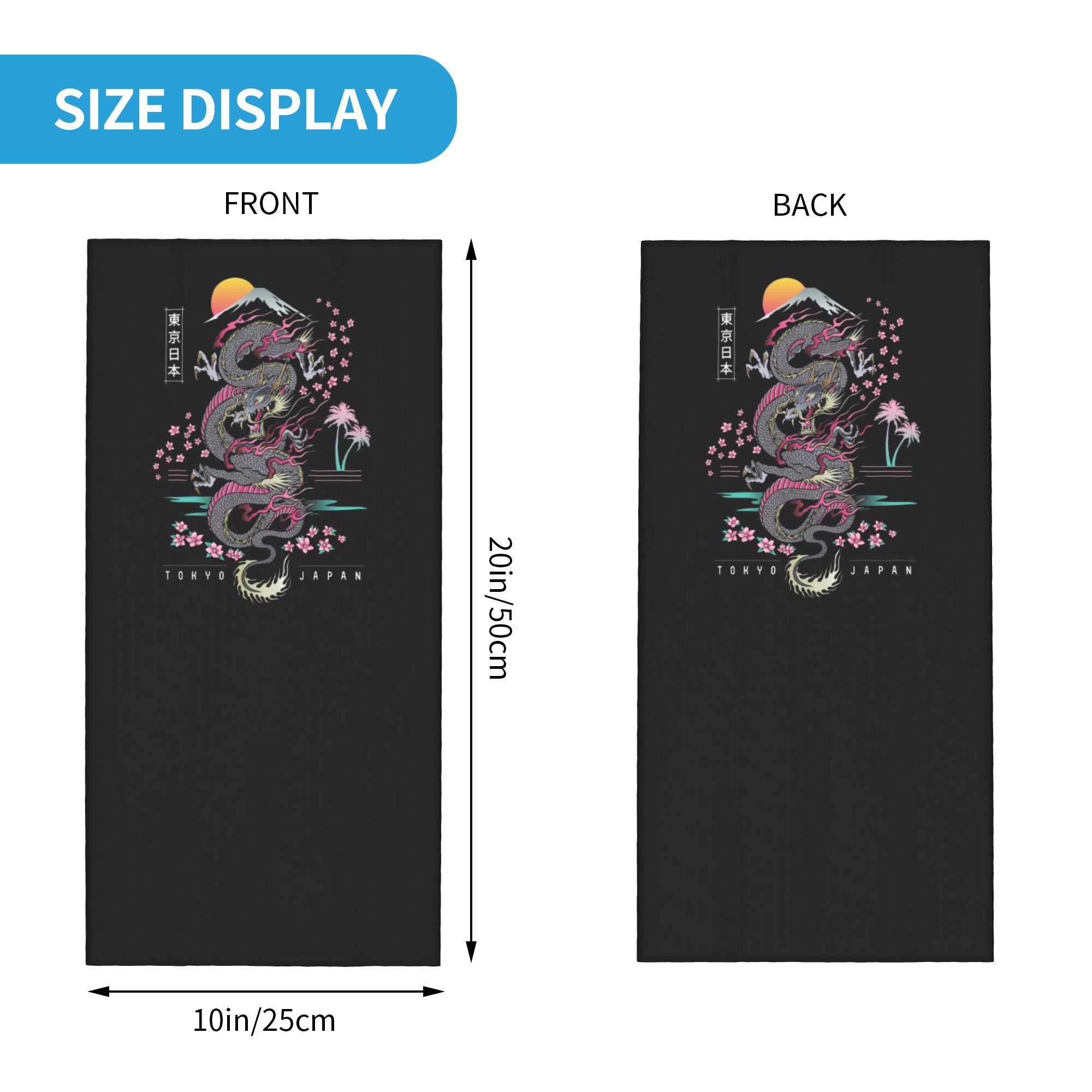 Custom Tokyo Japan Dragon Wint - مراجعة Neck Warmer Tube وسعره