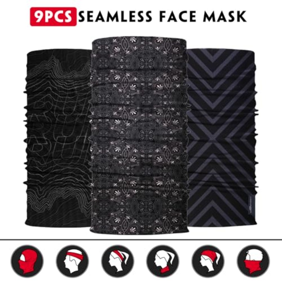 Neck Gaiter for Men Women Head - مراجعة Face Scarf Mask وسعره