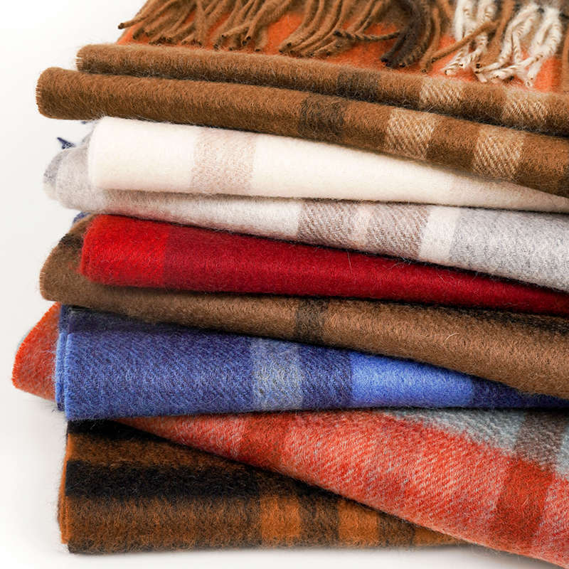 100% Cashmere Scarf   Plaid  W - مراجعة Muffler Men Wool وسعره