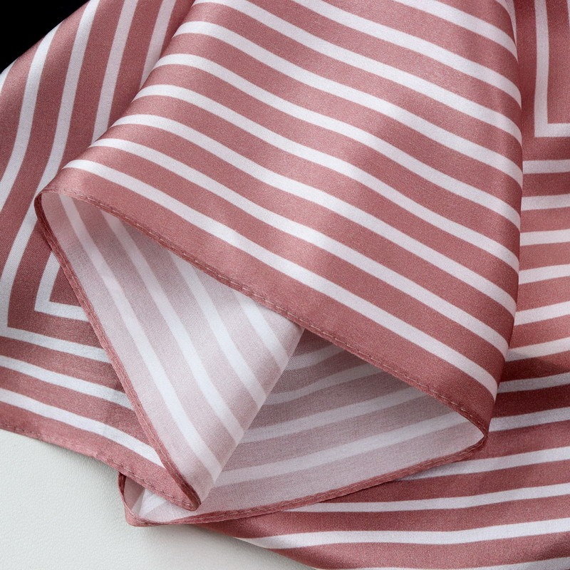100% Pure Silk Scarf Women Hij - مراجعة Silk Tie Striped وسعره
