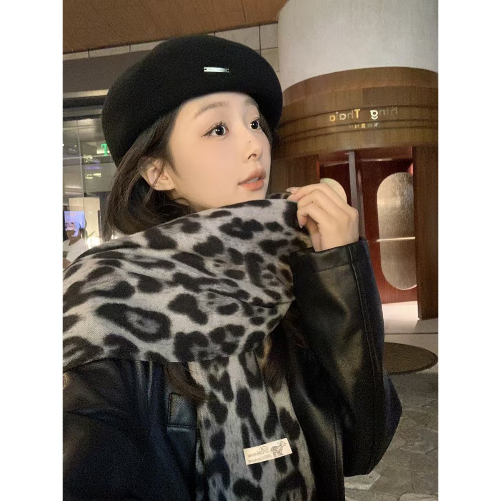 190*70CM Design Leopard Scarf  - مراجعة Woven Scarf Blanket وسعره