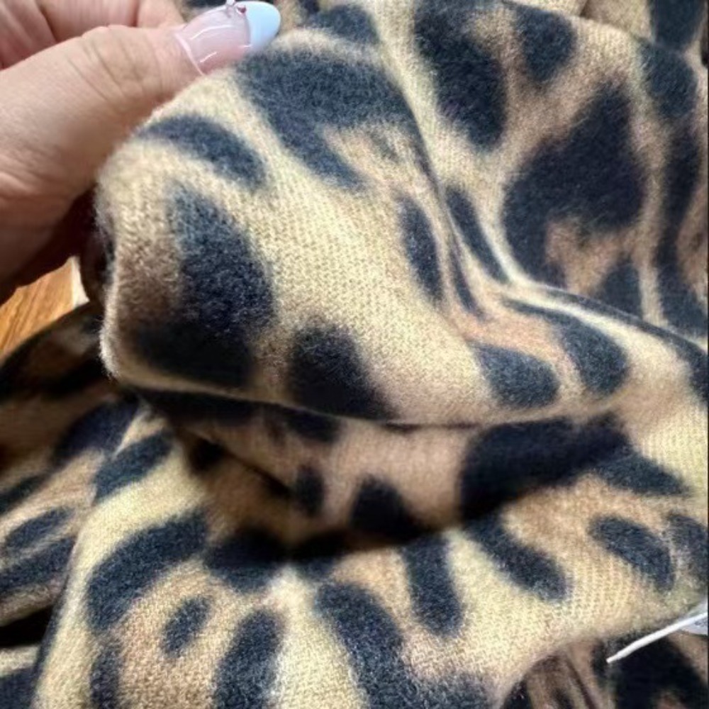 190*70CM Design Leopard Scarf  - مراجعة Woven Scarf Blanket وسعره
