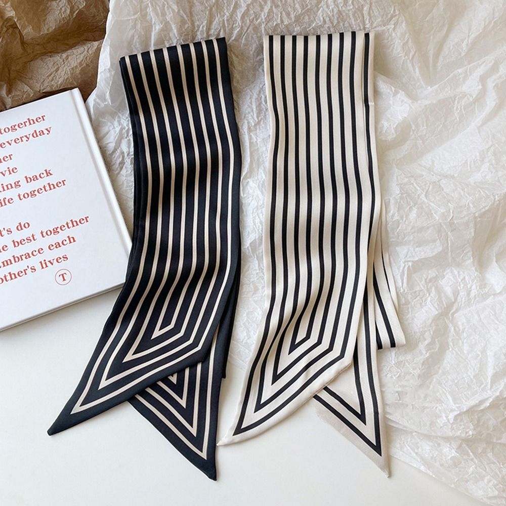 Tie Ribbon Headband Neckerchie - مراجعة Silk Tie Striped وسعره