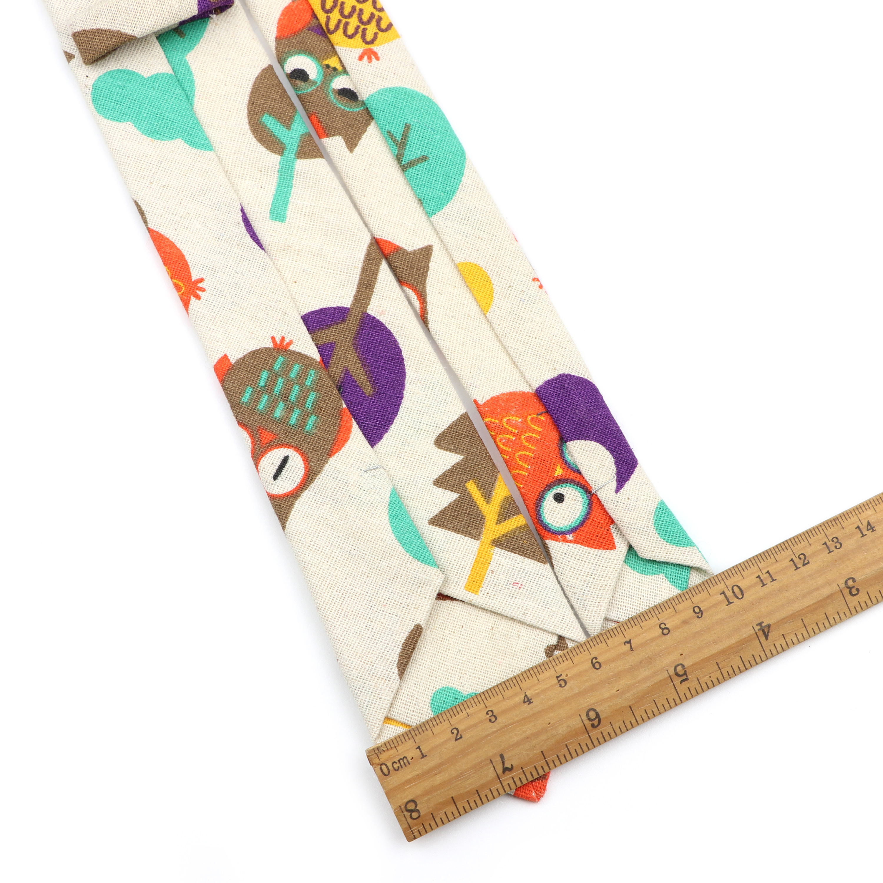 Novelty Cartoon Linen Tie For  - مراجعة Skinny Tie Men وسعره