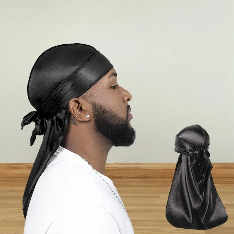 Fashion Long Tail Adult Satin  - مراجعة Bandana Doo Rag وسعره