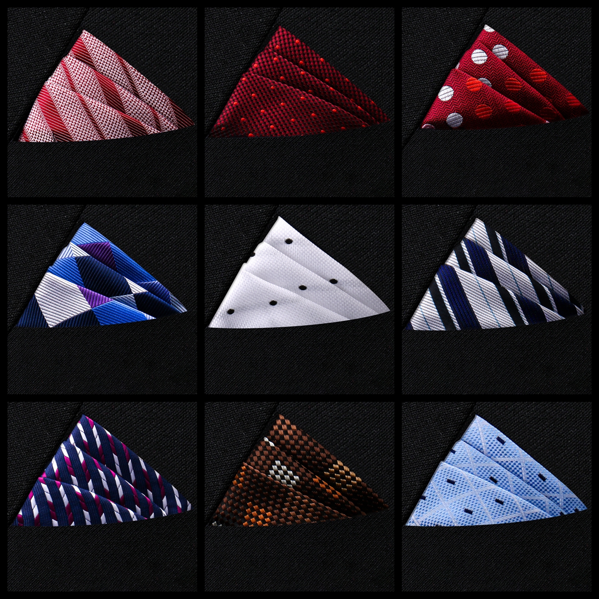 Pocket Square High Grade New S - مراجعة Pocket Square Set وسعره