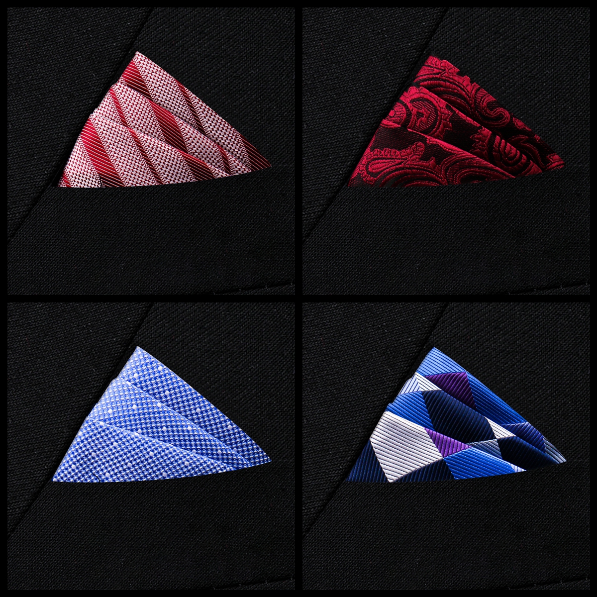 Pocket Square High Grade New S - مراجعة Pocket Square Set وسعره