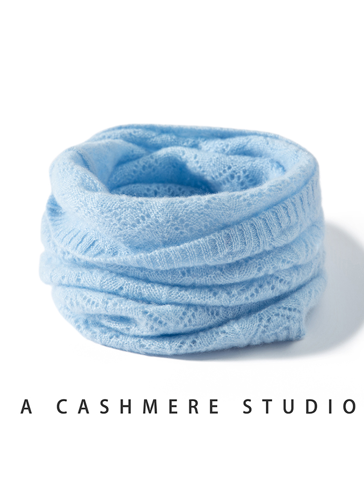 Womens 100% Cashmere Fan Point - مراجعة Infinity Scarf Knit وسعره