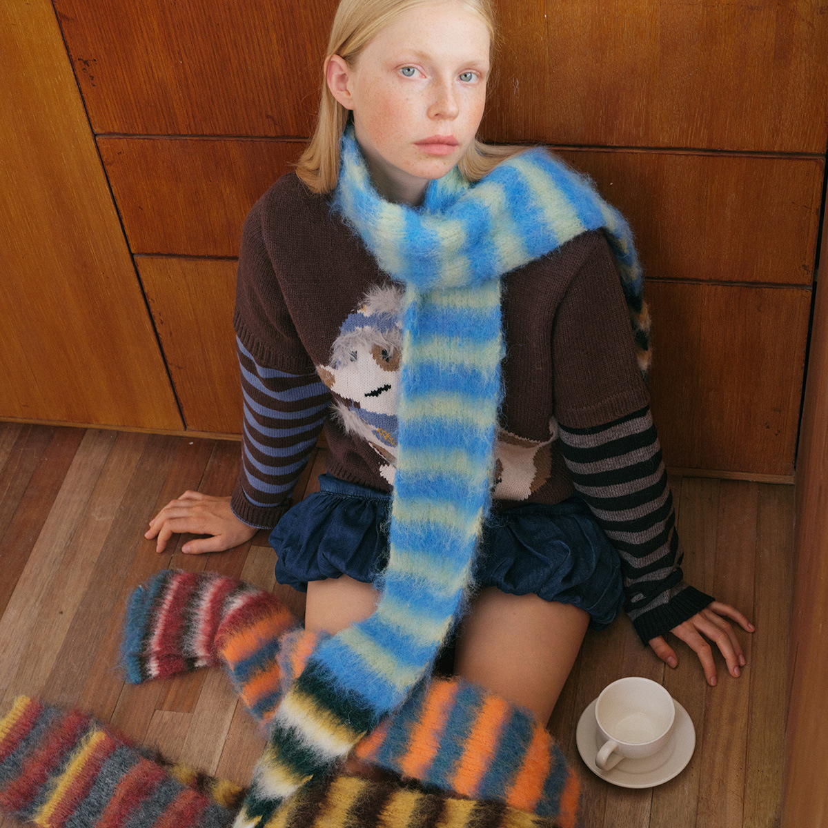 Women Winter Cashmere Scarf 20 - مراجعة Woven Scarf Blanket وسعره