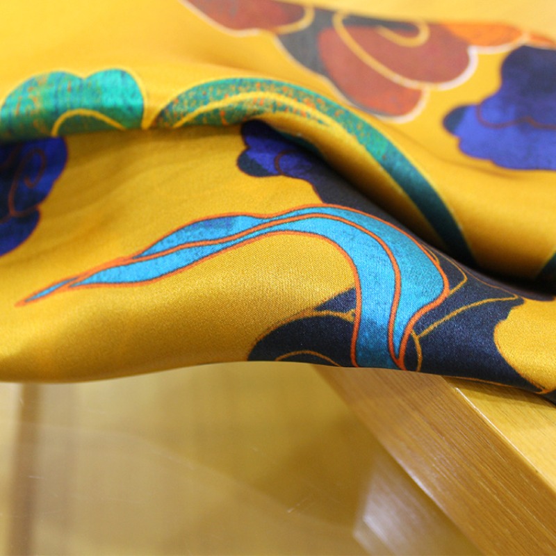 New Luxury 110x110cm Real Silk - مراجعة Pashmina Wrap Large وسعره