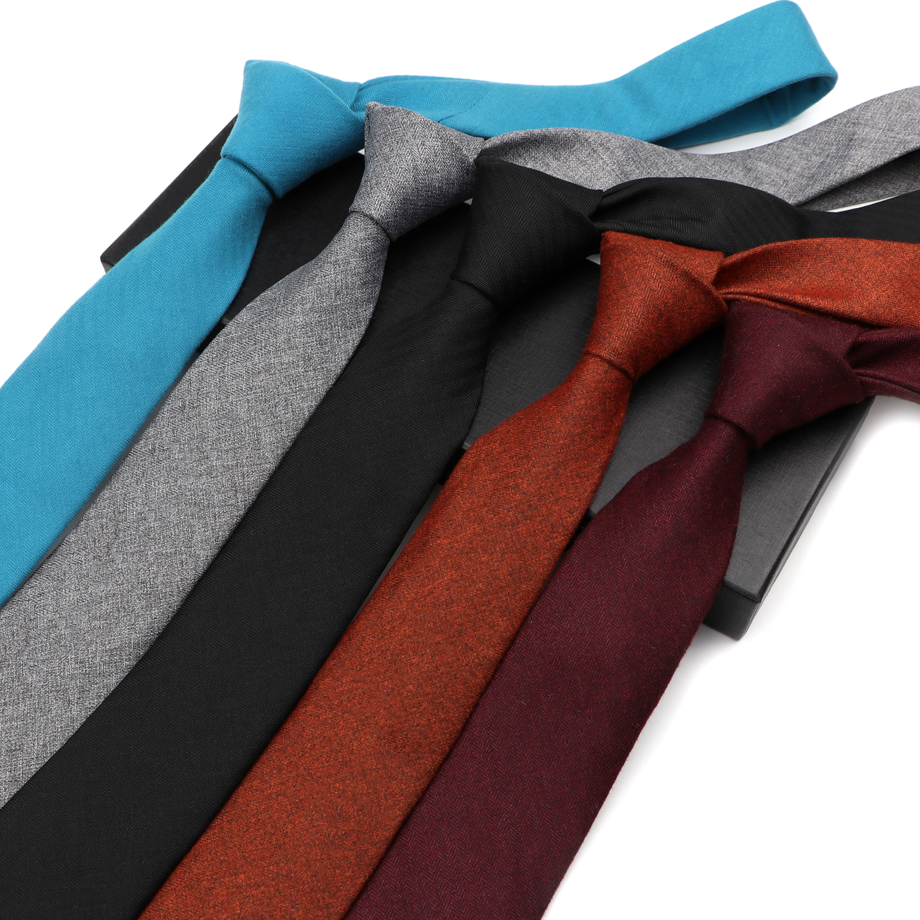 New Arrival Soft Mens Solid Co - مراجعة Skinny Tie Men وسعره