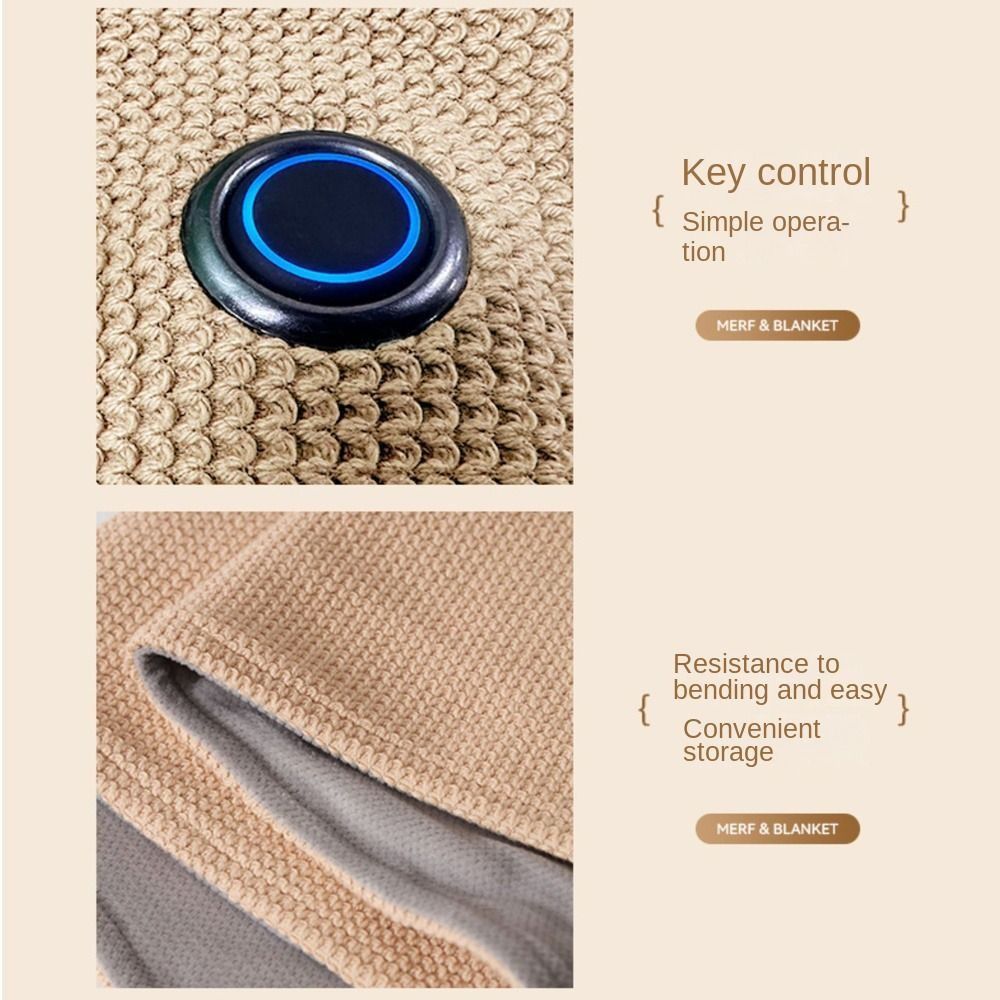 Fashion Wearable USB Electric  - مراجعة Woven Scarf Blanket وسعره