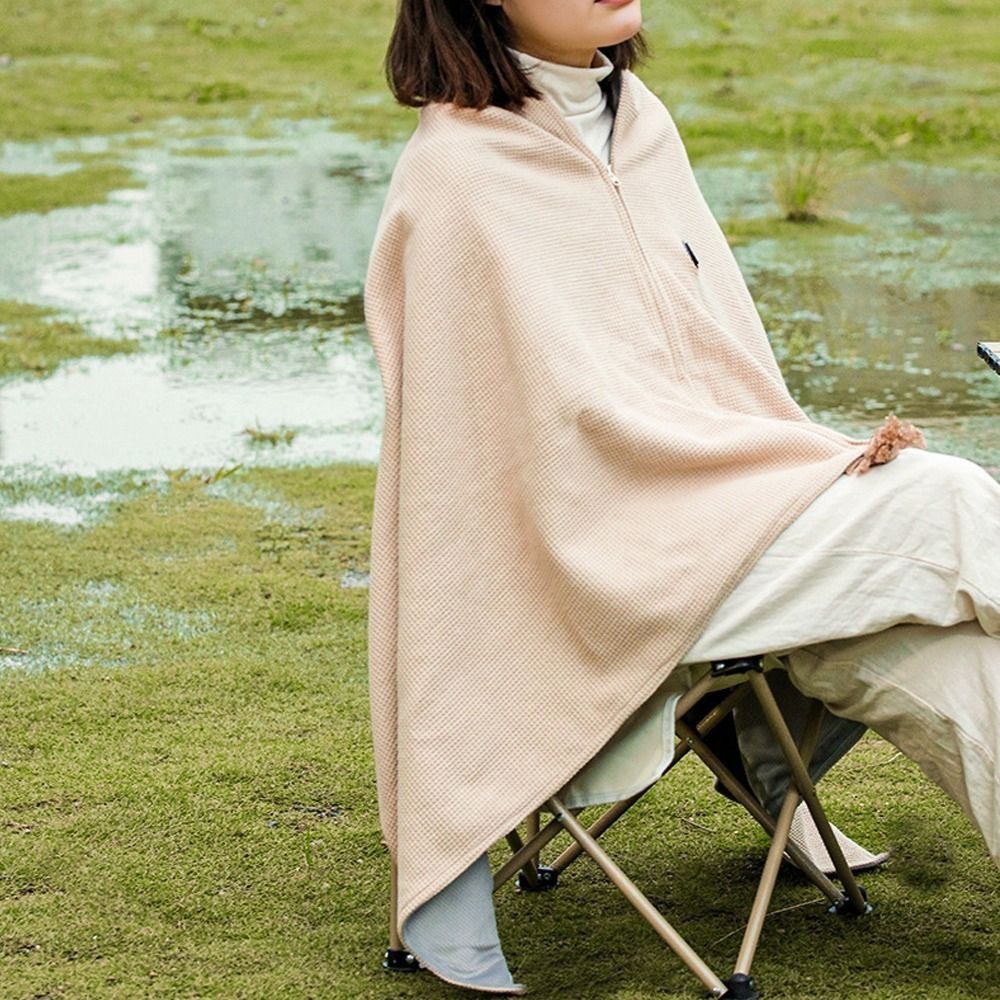 Fashion Wearable USB Electric  - مراجعة Woven Scarf Blanket وسعره