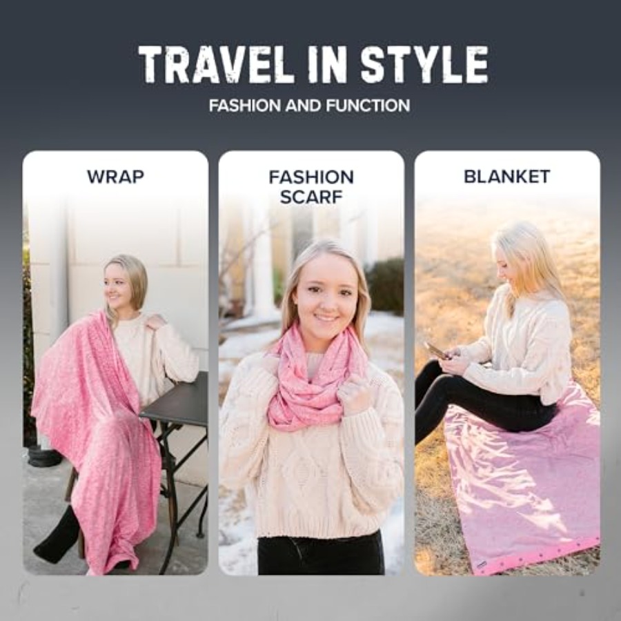 Infinity Travel Scarf Loop wit - مراجعة Infinity Scarf Knit وسعره