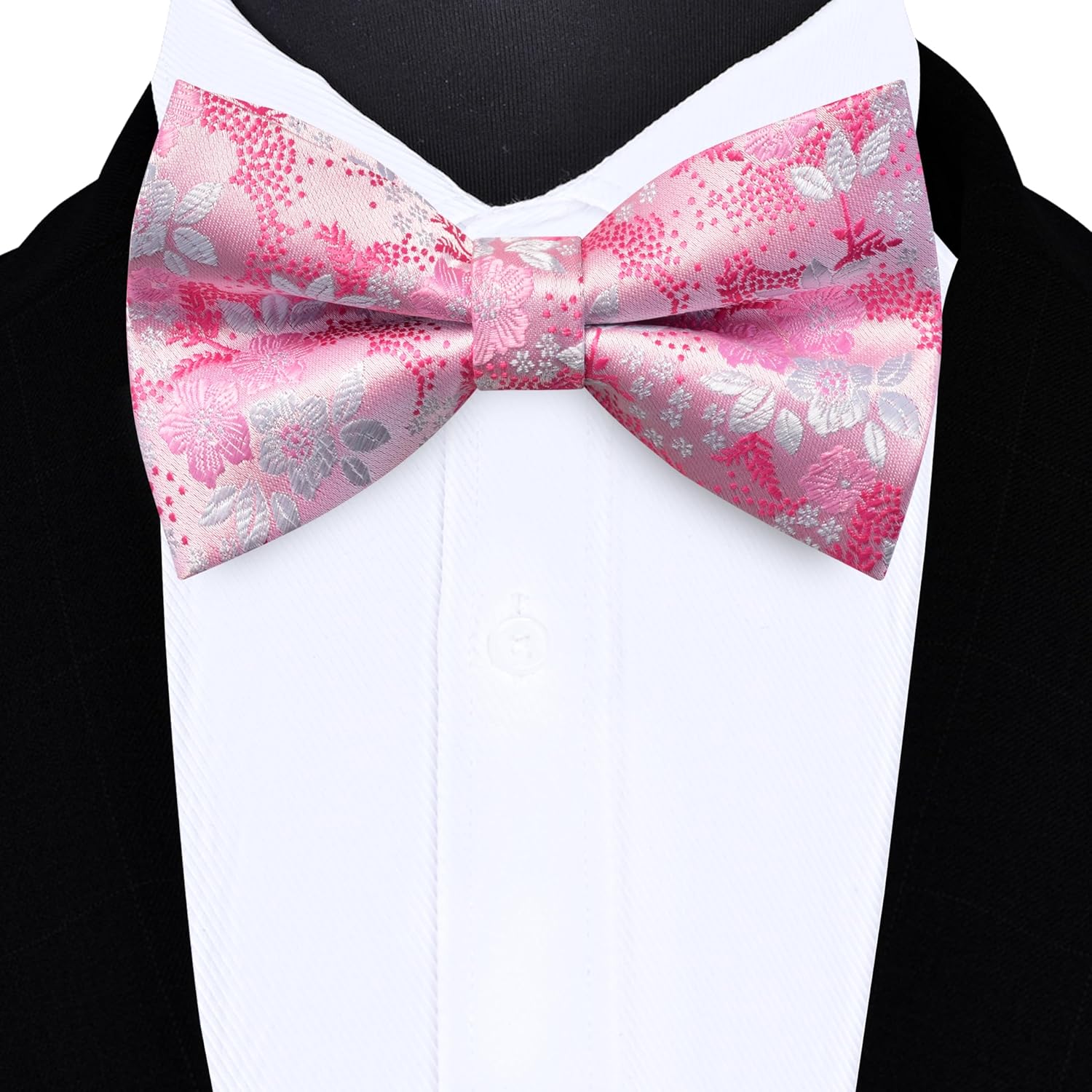 Floral Bow Tie & Handkerchief  - مراجعة Pocket Square Set وسعره