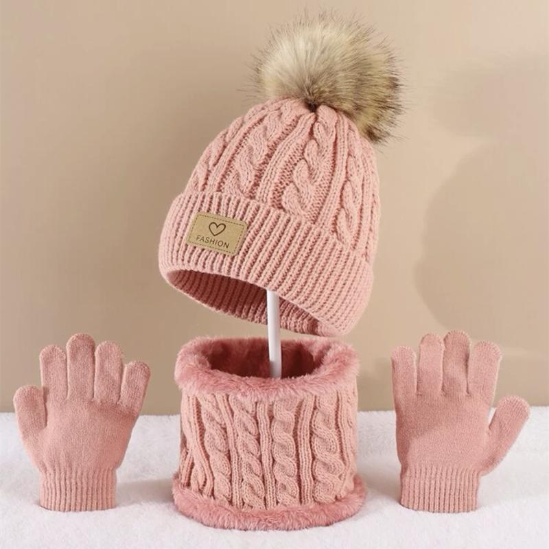 Toddler Kids Pom Pom Decor Bea - مراجعة Infinity Scarf Knit وسعره
