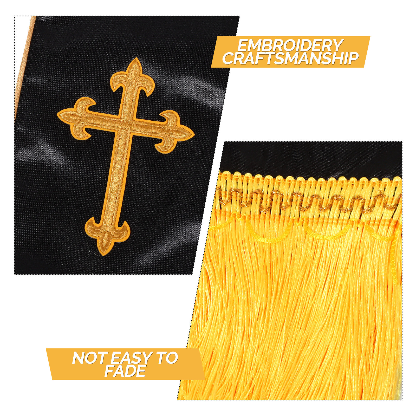 Embroidered Wedding Officiant  - مراجعة Stole Wedding Shawl وسعره