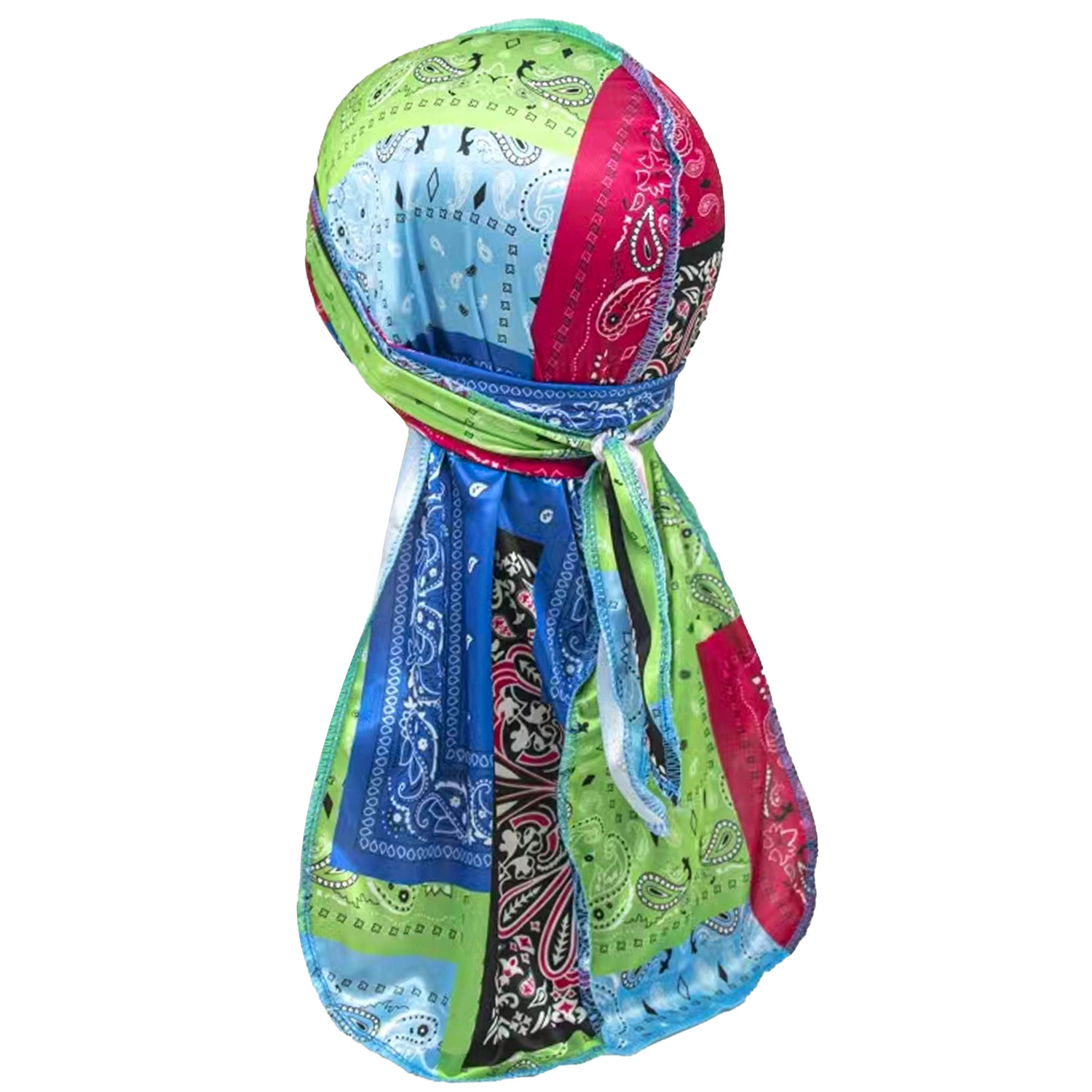 Paisley Printing Silky Durags  - مراجعة Bandana Doo Rag وسعره