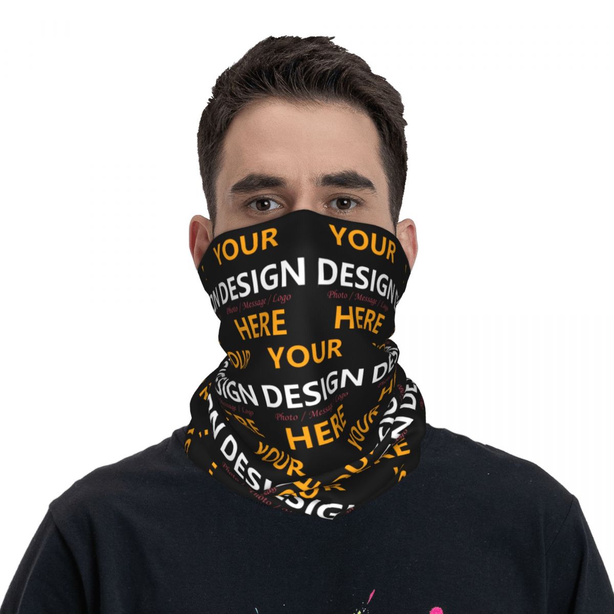 Custom Your Design Here Bandan - مراجعة Neck Warmer Tube وسعره