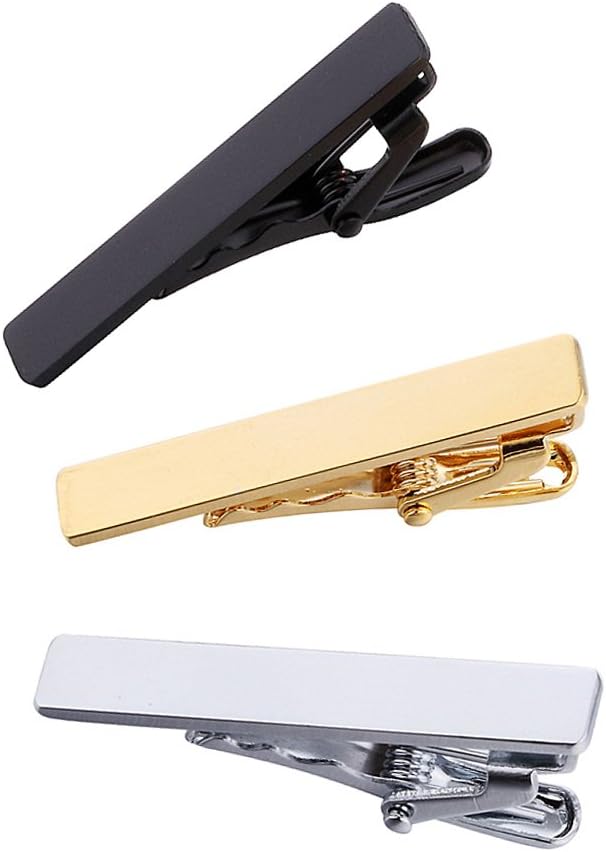 Men's Skinny Tie Clip Set 3 To - مراجعة Tie Clip Silver وسعره