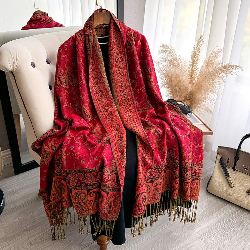 Tassel Blanket Design Thick Pa - مراجعة Woven Scarf Blanket وسعره