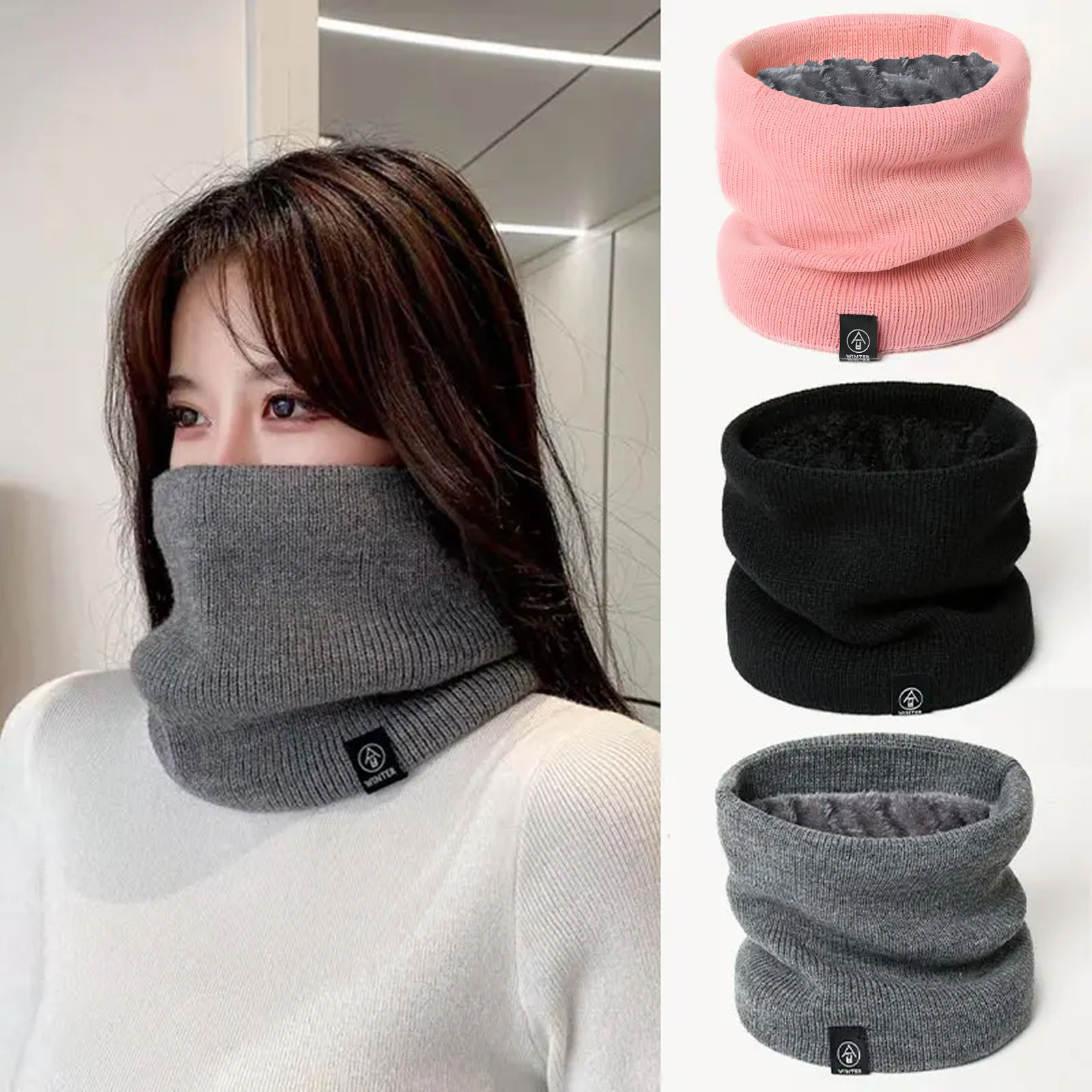Fashion Women Knitted Scarf So - مراجعة Muffler Men Wool وسعره