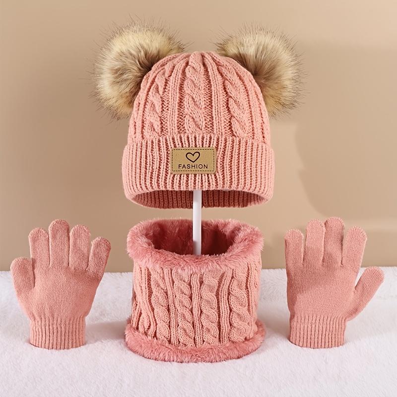 Toddler Kids Pom Pom Decor Bea - مراجعة Infinity Scarf Knit وسعره