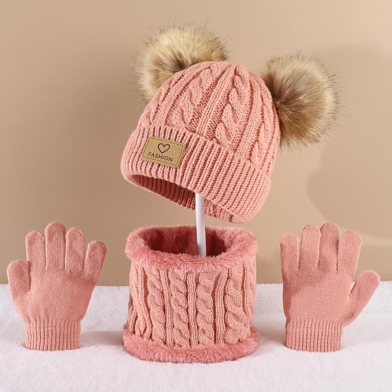 Toddler Kids Pom Pom Decor Bea - مراجعة Infinity Scarf Knit وسعره