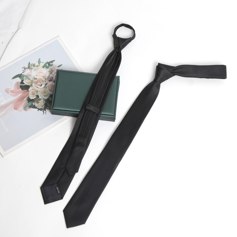 Black Colors Zipper Tie Handma - مراجعة Skinny Tie Men وسعره