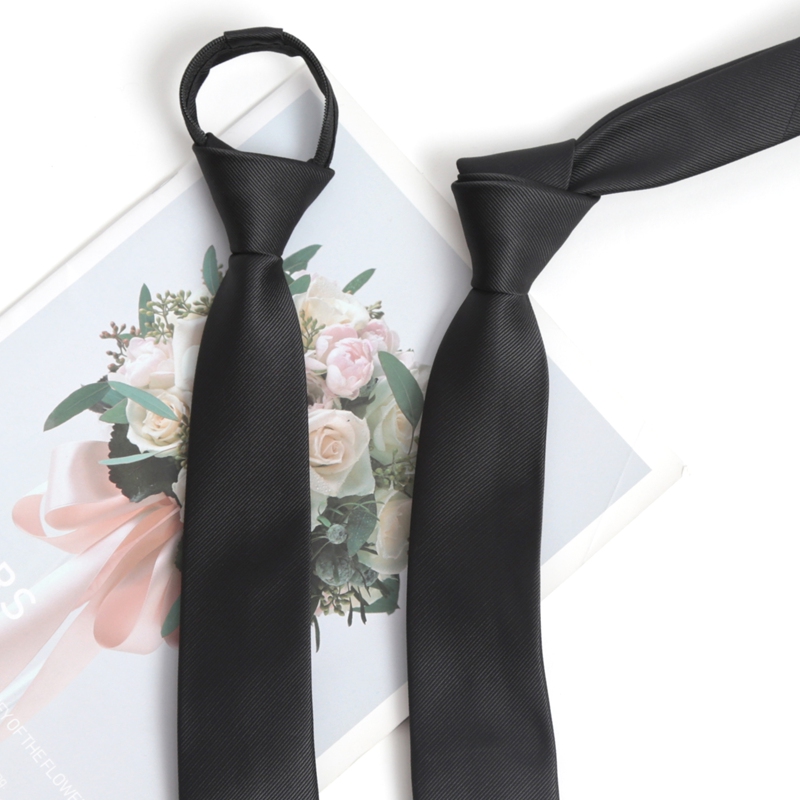 Black Colors Zipper Tie Handma - مراجعة Skinny Tie Men وسعره