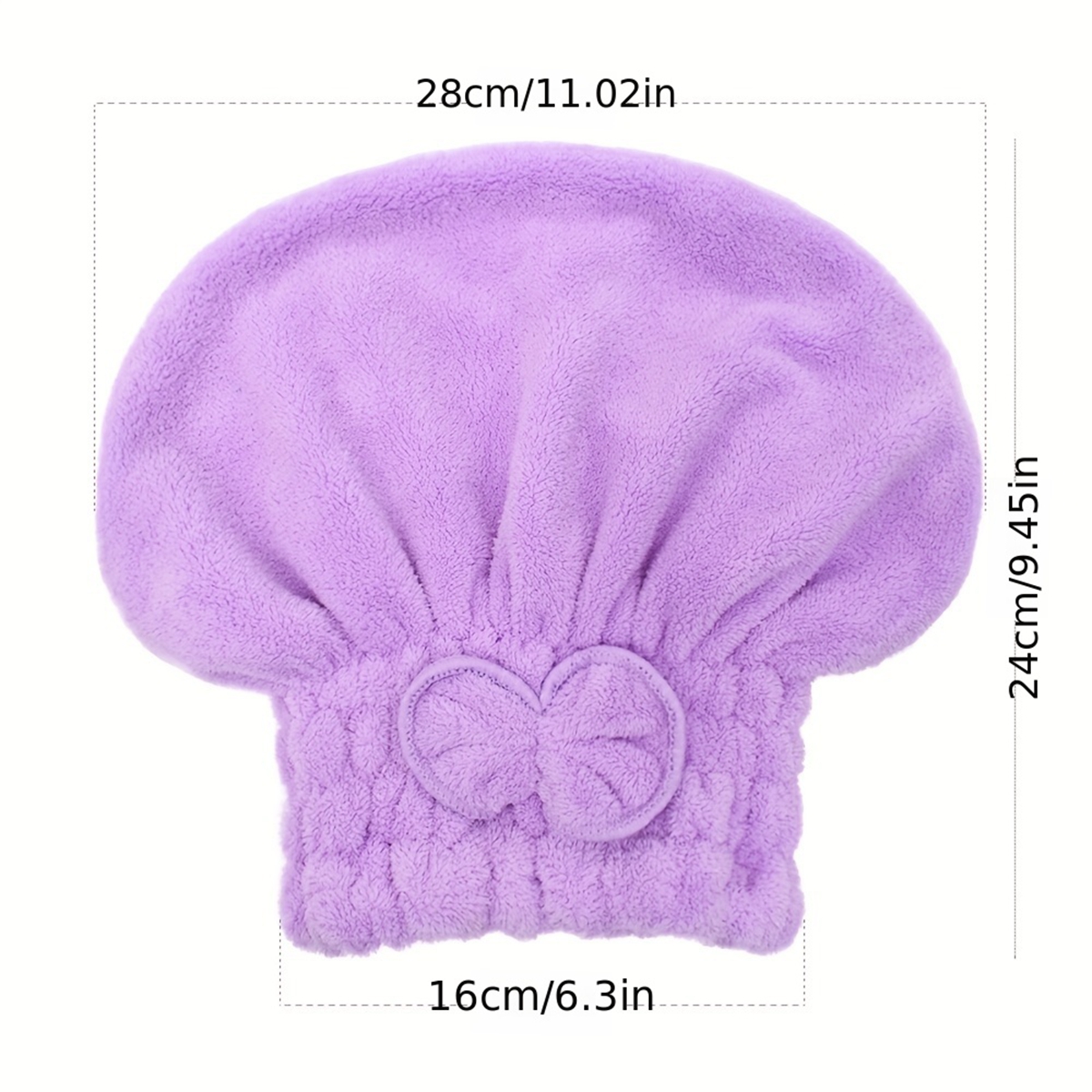 1Pc Microfiber Hair Drying Tow - مراجعة Head Wrap Turban وسعره