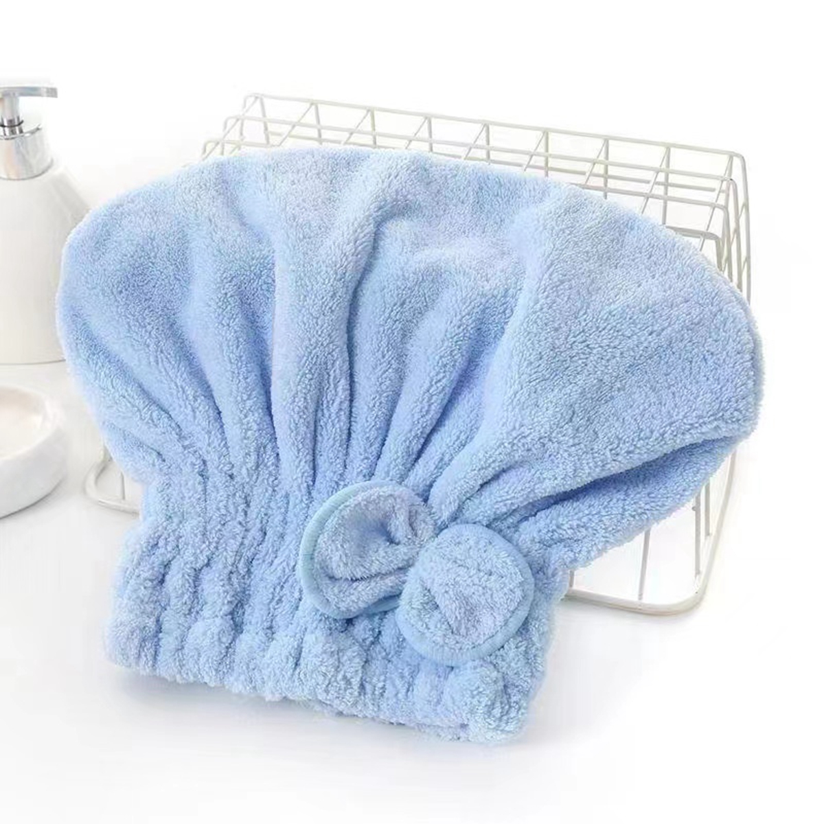 1Pc Microfiber Hair Drying Tow - مراجعة Head Wrap Turban وسعره