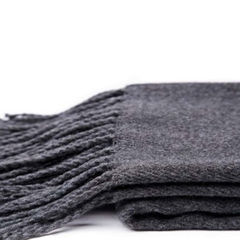 Autumn And Winter Solid Color  - مراجعة Muffler Men Wool وسعره
