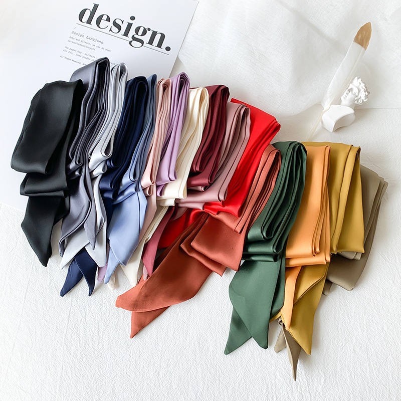 Women Narrow Solid Colors Long - مراجعة Skinny Tie Men وسعره