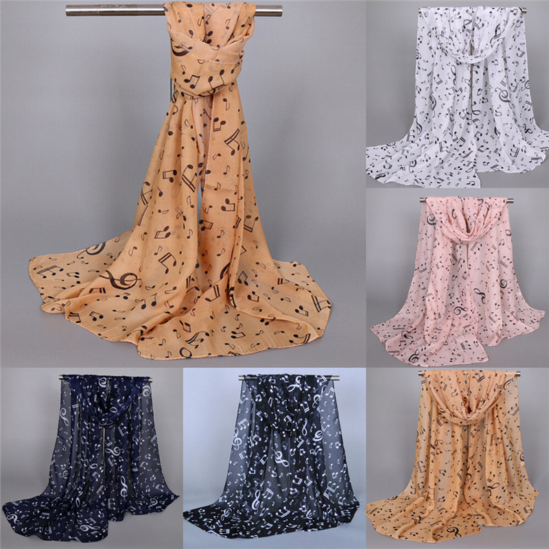 High Quality Scarves Musical N - مراجعة Infinity Scarf Knit وسعره