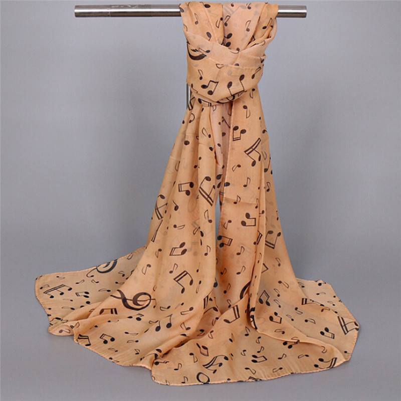 High Quality Scarves Musical N - مراجعة Infinity Scarf Knit وسعره