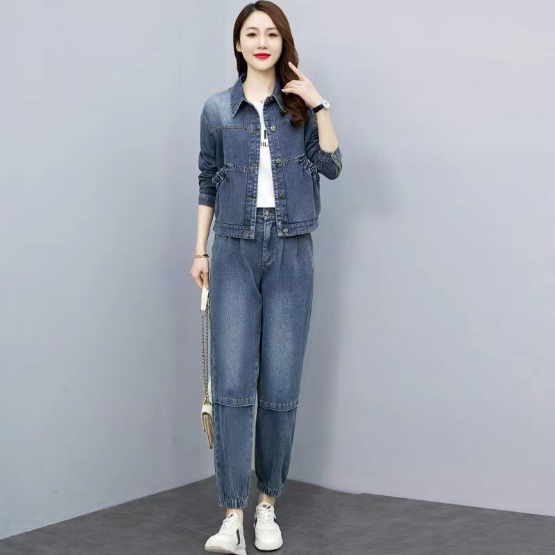 Women Denim Suits 2024 New Spr - مراجعة Pocket Square Set وسعره