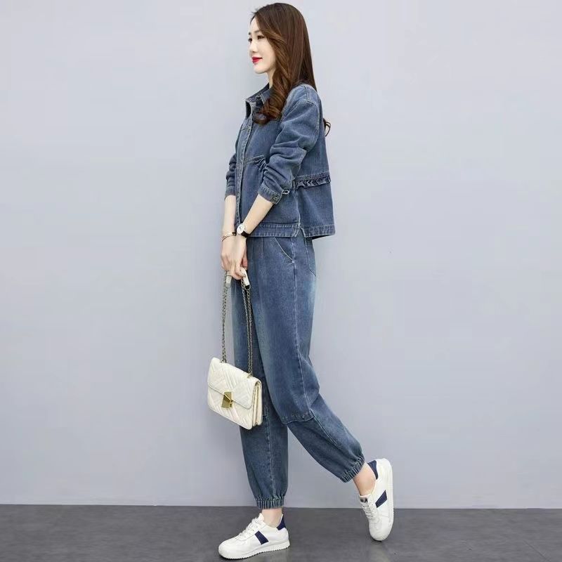 Women Denim Suits 2024 New Spr - مراجعة Pocket Square Set وسعره