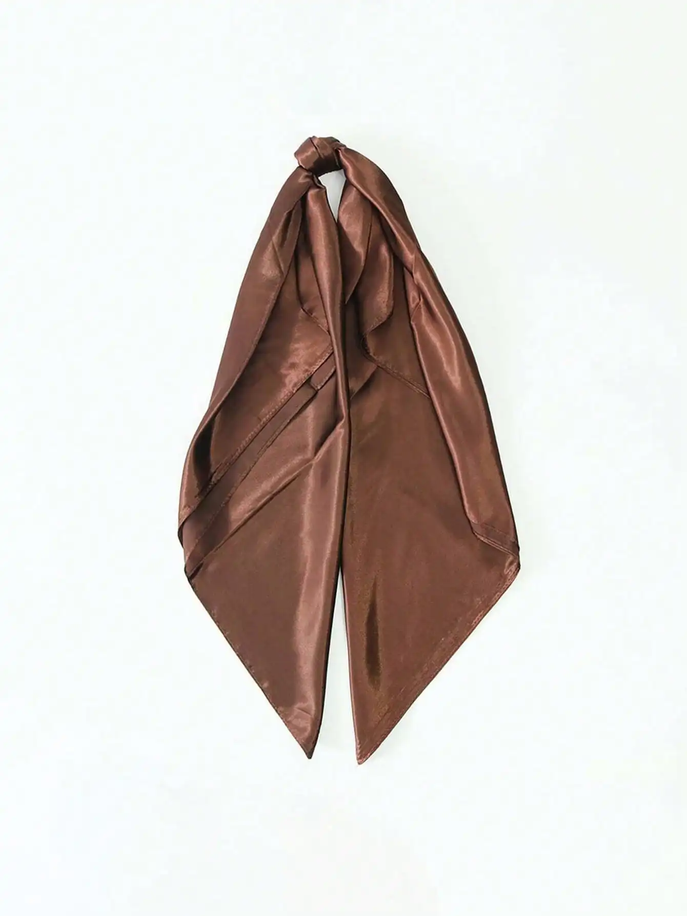 1pc Women White Silk Scarf, Ve - مراجعة Scarf Silk Square وسعره
