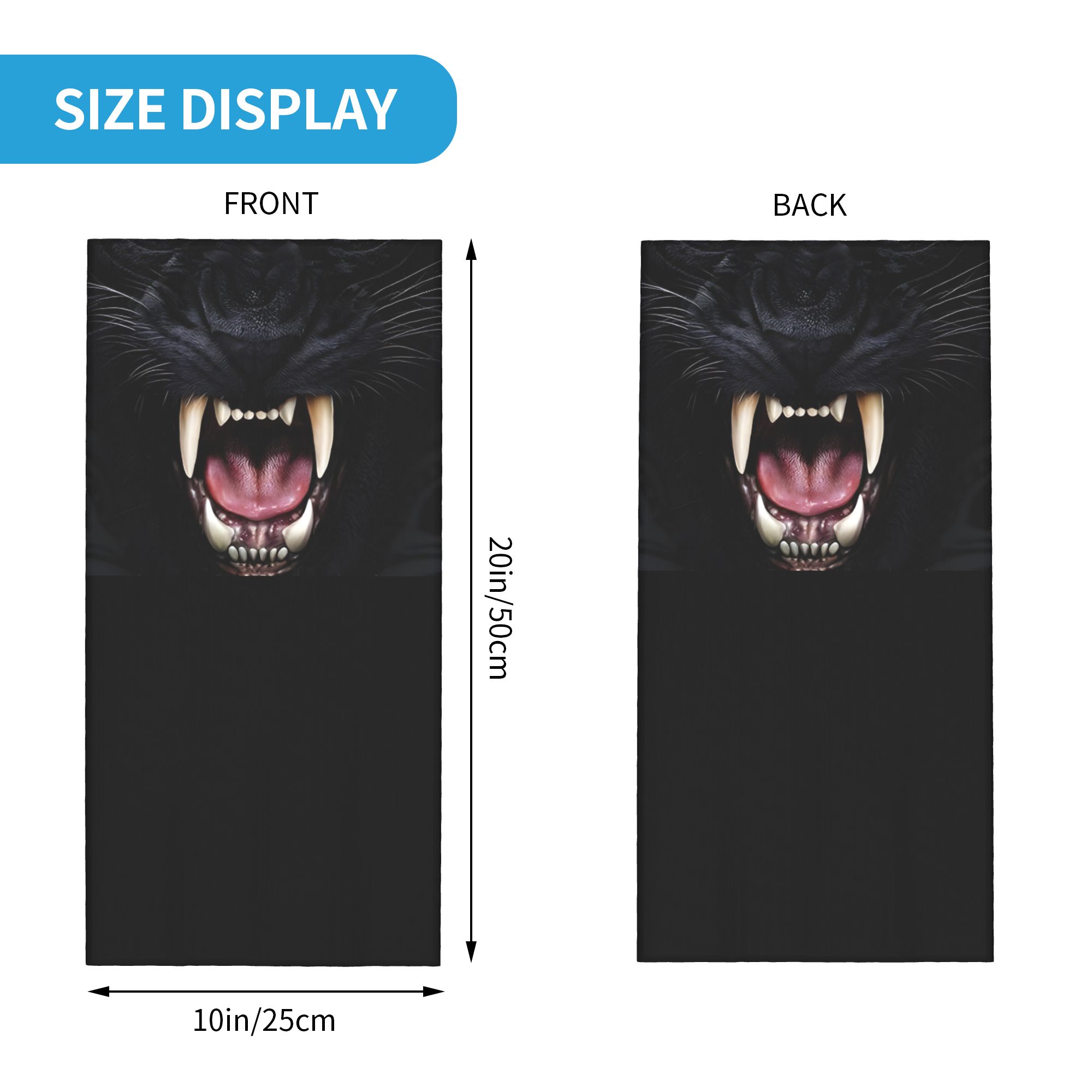Custom Black Panther Animal He - مراجعة Neck Warmer Tube وسعره