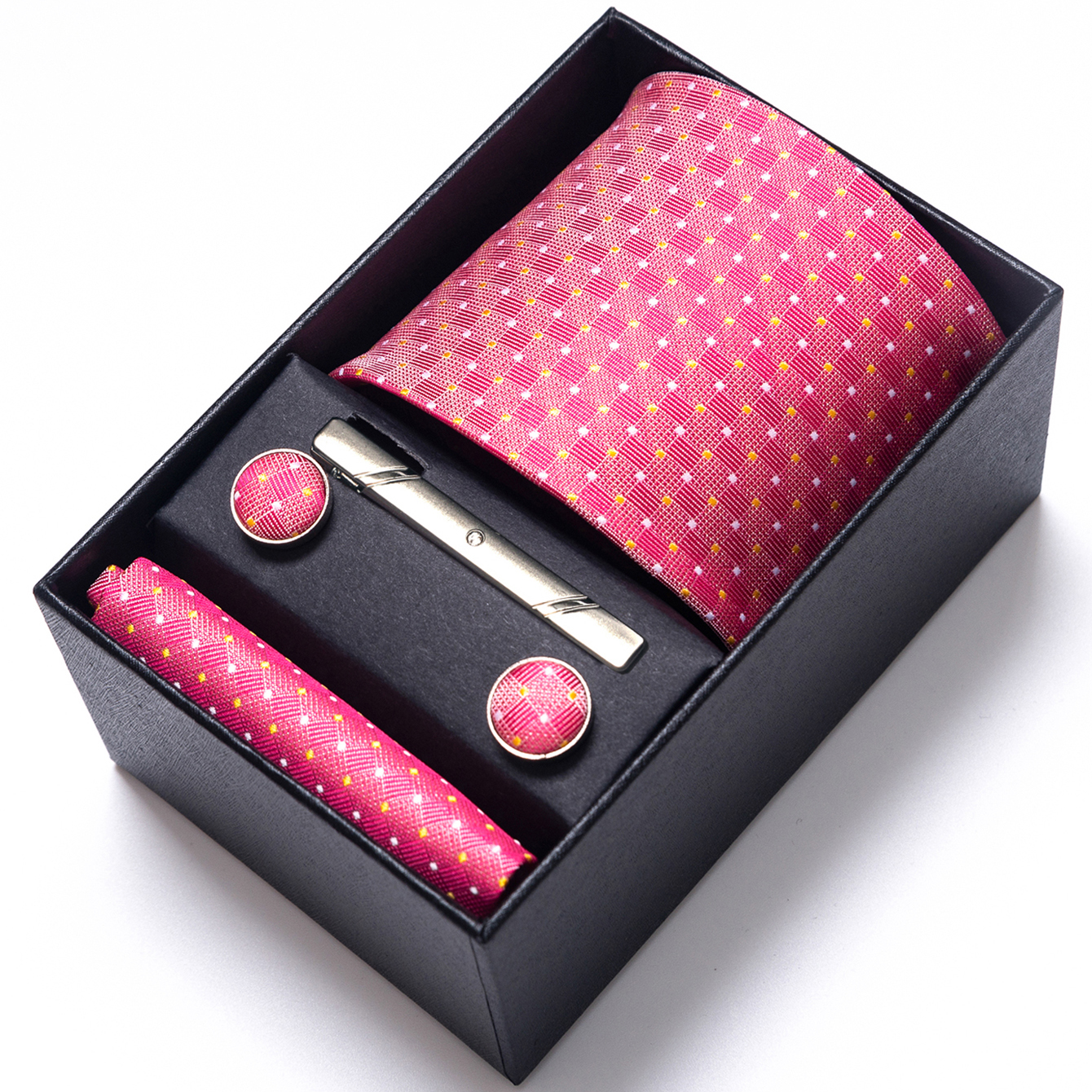 Bright Color Paisley Men's Tie - مراجعة Pocket Square Set وسعره