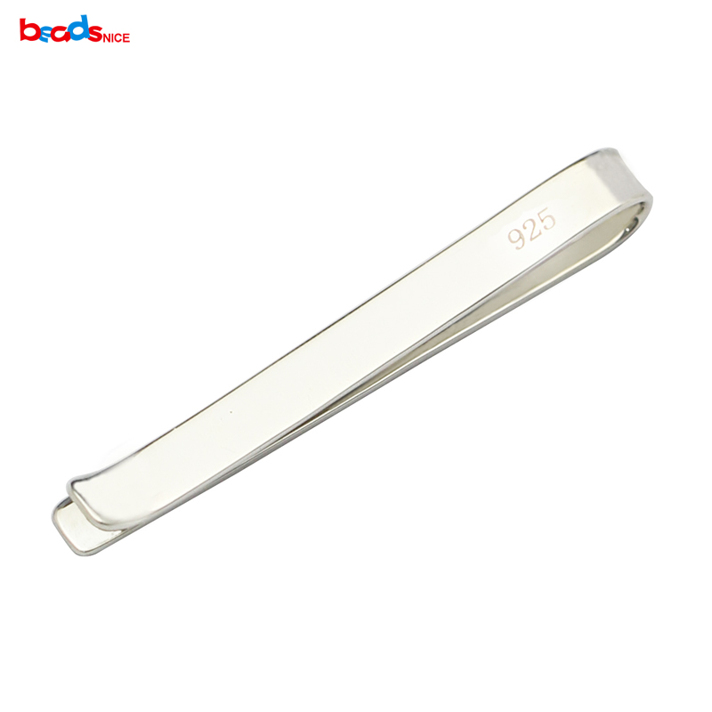 Beadsnice Pure 925 Sterling Si - مراجعة Tie Clip Silver وسعره