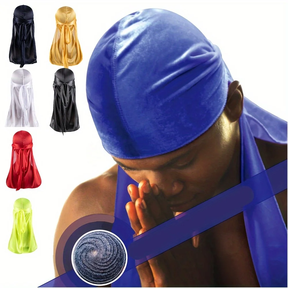 Men's Silk Durag Bonnet Bandan - مراجعة Bandana Doo Rag وسعره