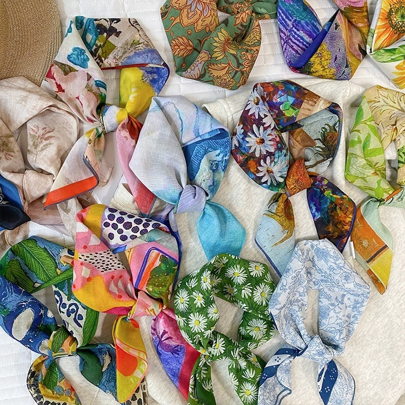 100% Cotton Square Scarf For W - مراجعة Bandana Cotton وسعره