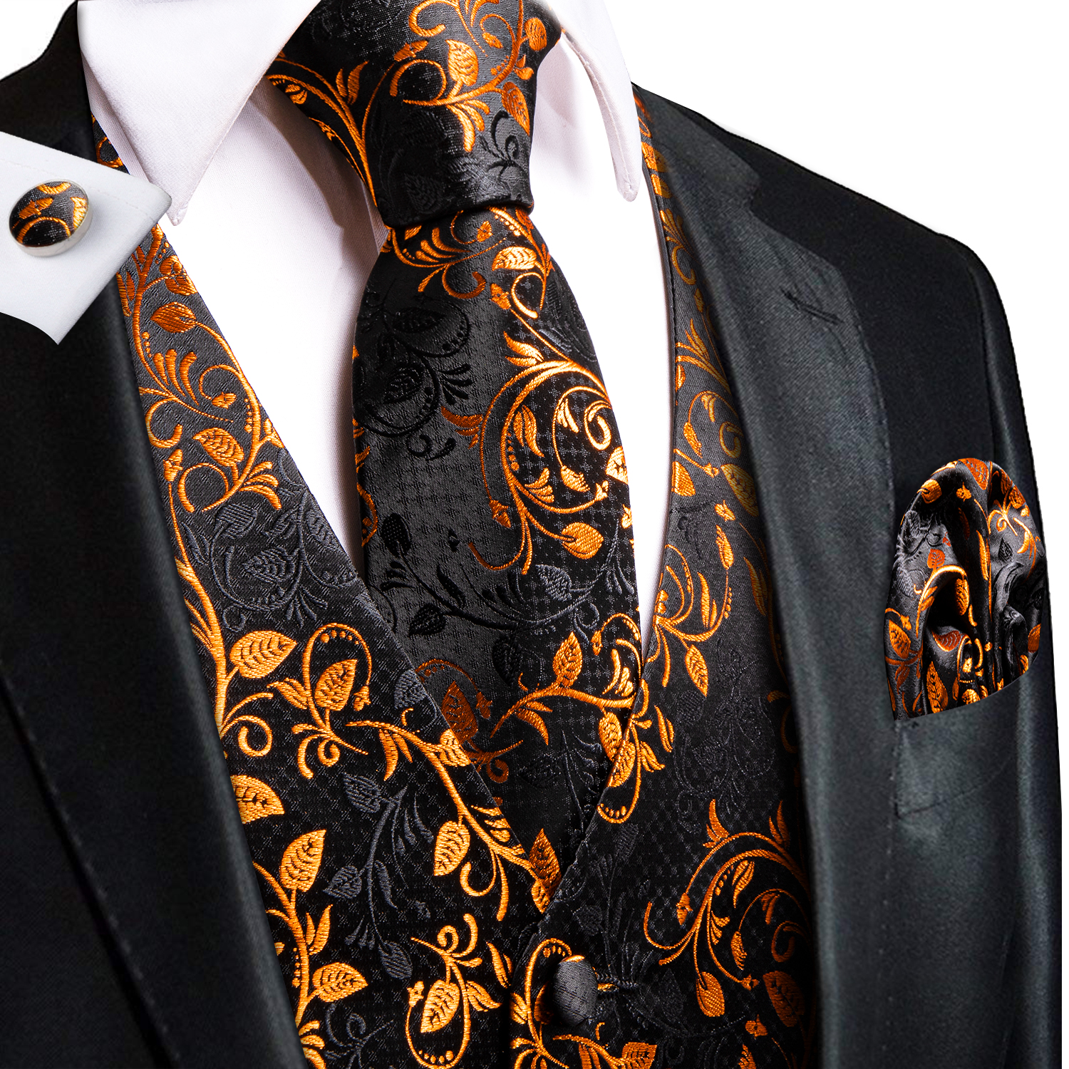 Hi-Tie Silk Mens Vests Sleevel - مراجعة Silk Tie Striped وسعره