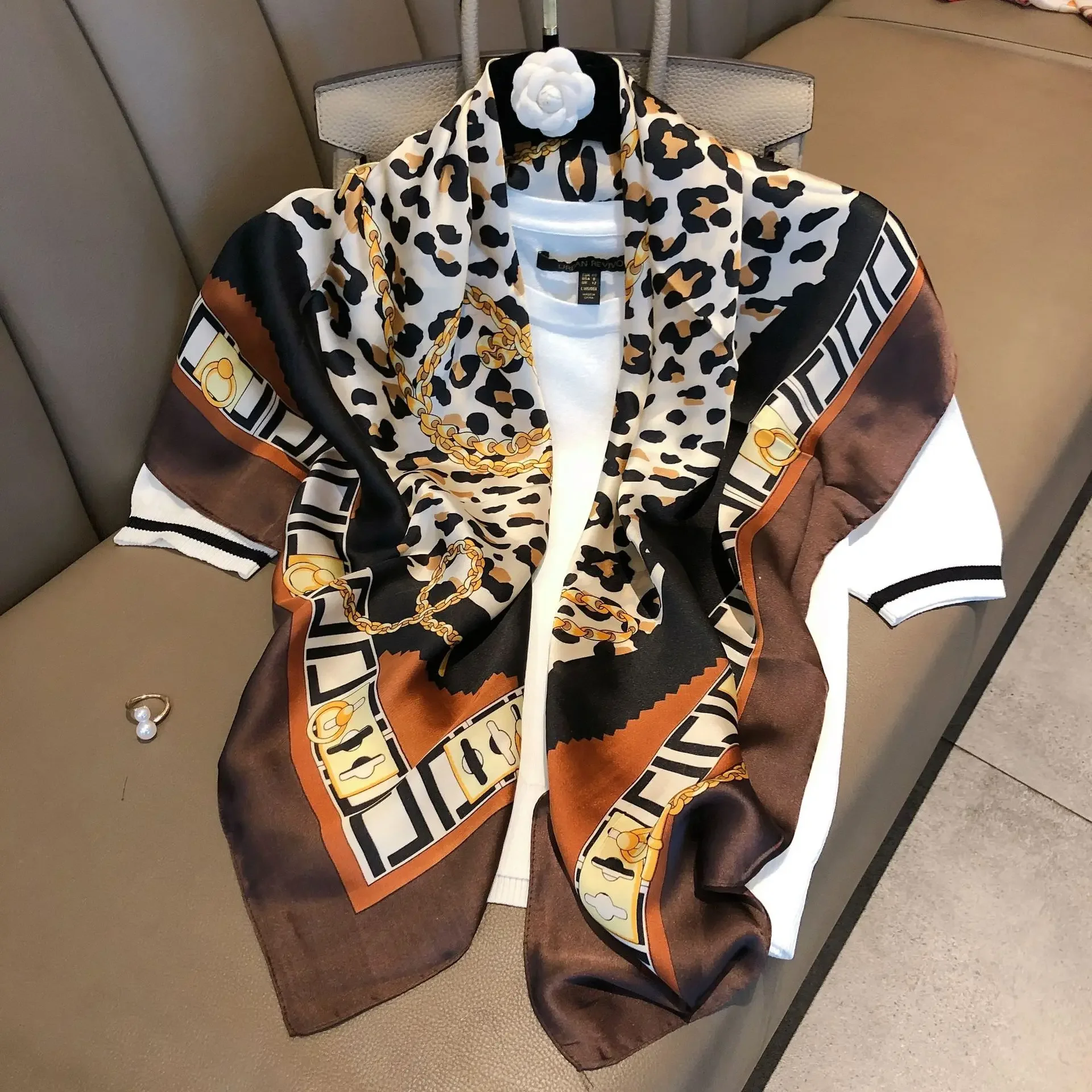 Light luxury 90 Silk scarf imi - مراجعة Silk Tie Striped وسعره
