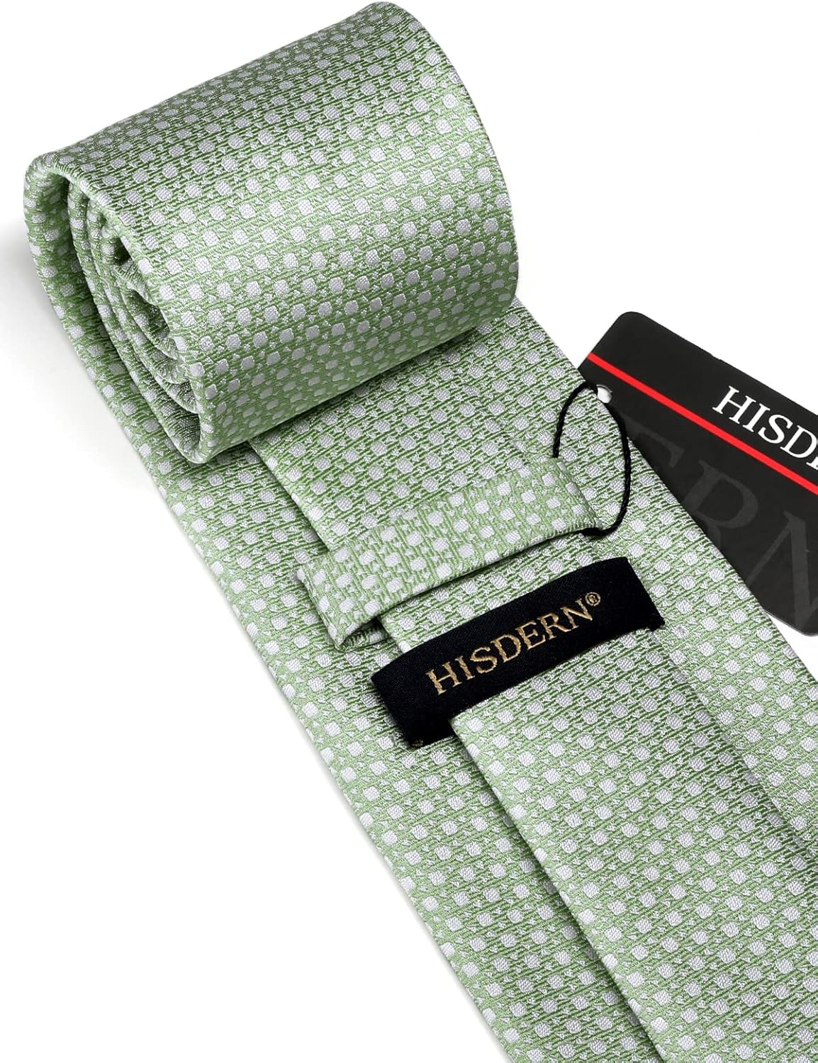 Classic Checkered Tie Set with - مراجعة Pocket Square Set وسعره