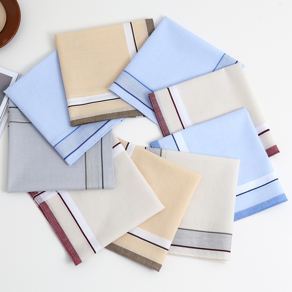 12 Packs of Men's Gentleman's  - مراجعة Handkerchief Cotton Men وسعره