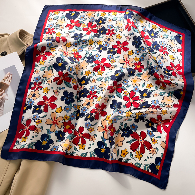 Luxury Square Scarf For Women  - مراجعة Silk Neck Scarf وسعره